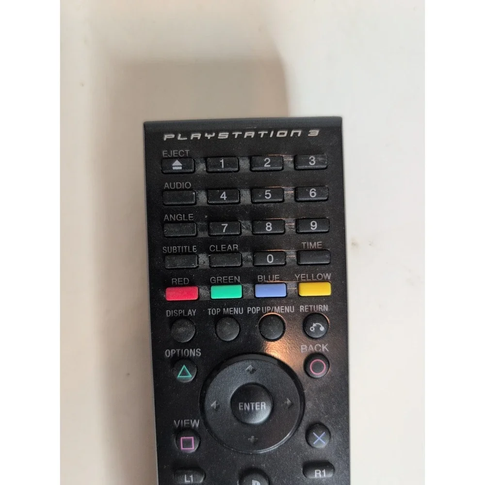 Sony PlayStation 3 Remote Control CECHZR1U Blu-Ray Media Remote Working PS3